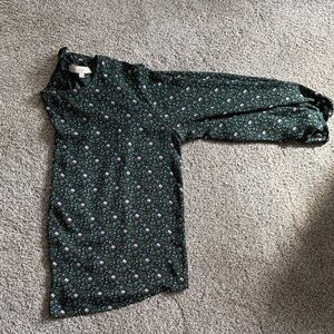 Loft Floral Green Women's Top